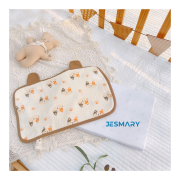 Gối cao su non vải xô cho bé hình tai thú